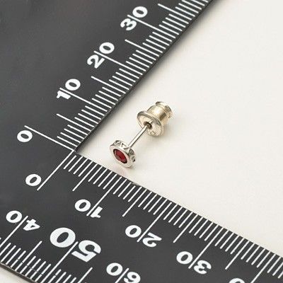 シルバースタッドピアス(片耳用)