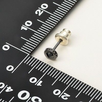 シルバースタッドピアス(片耳用)