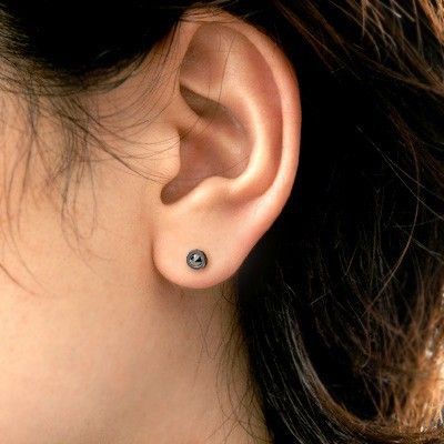 シルバースタッドピアス(片耳用)
