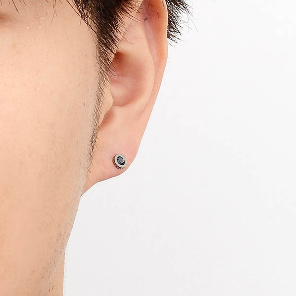 シルバーペアピアス