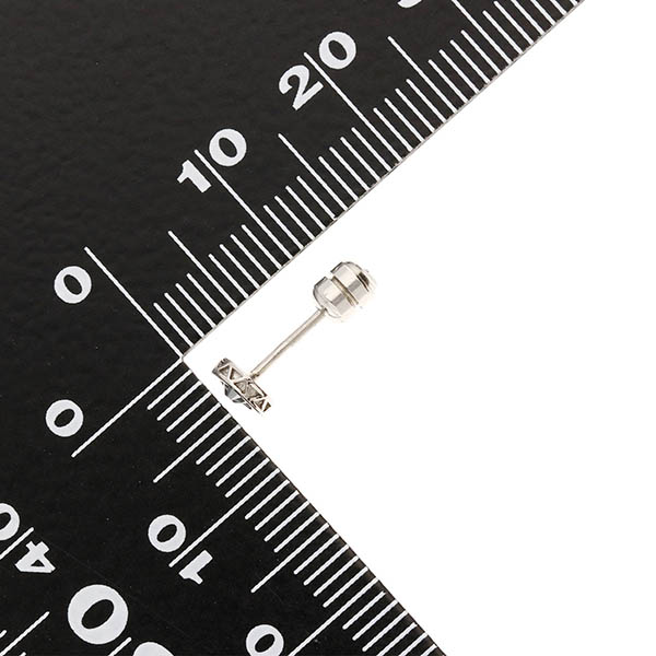 シルバーペアピアス