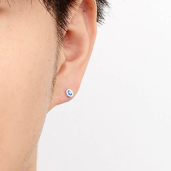 シルバーペアピアス