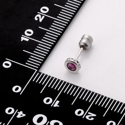 シルバースタッドピアス(片耳用)