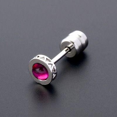 シルバースタッドピアス(片耳用)