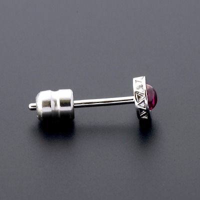 シルバースタッドピアス(片耳用)