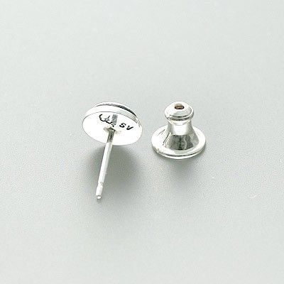 シルバースタッドピアス(片耳用)