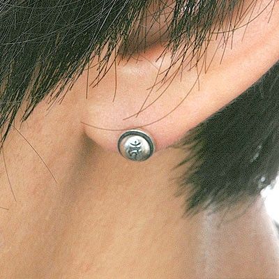 シルバースタッドピアス(片耳用)