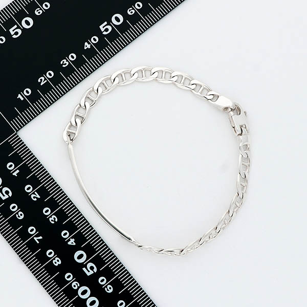 シルバーチェーンブレスレット