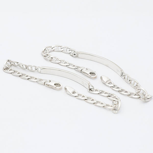 シルバーペアブレスレット