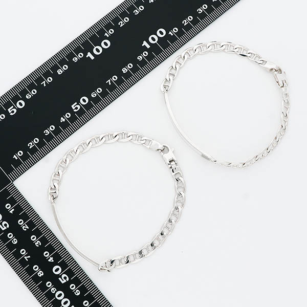 シルバーペアブレスレット