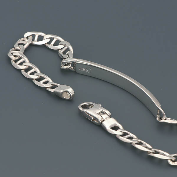 シルバーチェーンブレスレット