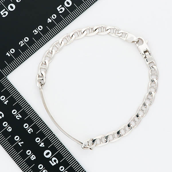 シルバーチェーンブレスレット