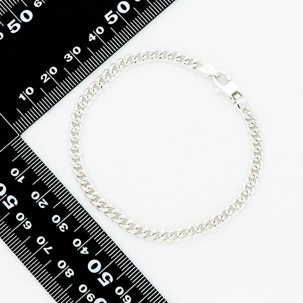 シルバーチェーンブレスレット