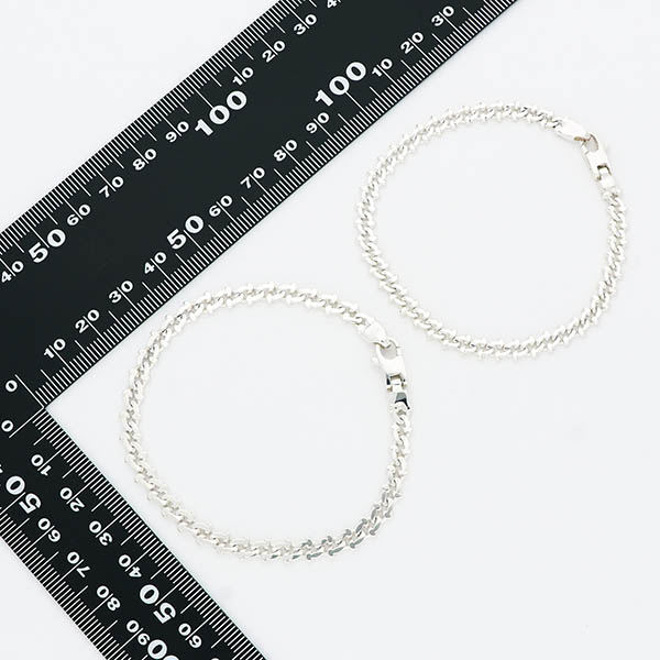 シルバーペアブレスレット