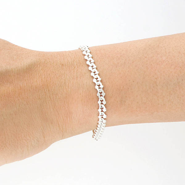 シルバーペアブレスレット