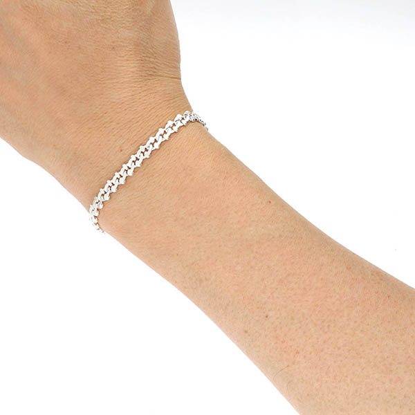 シルバーペアブレスレット