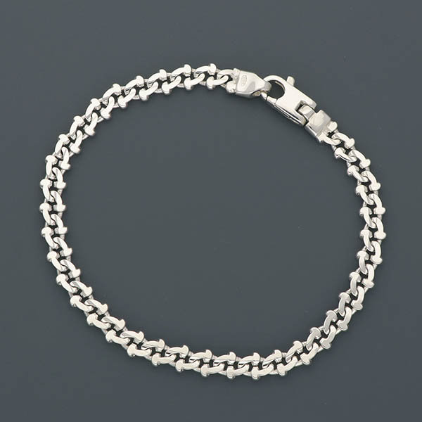 シルバーチェーンブレスレット