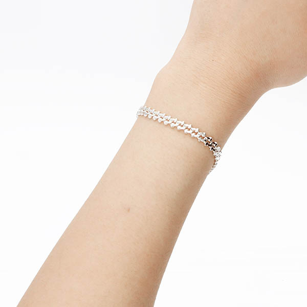 シルバーチェーンブレスレット