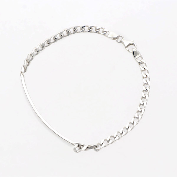 シルバーチェーンブレスレット