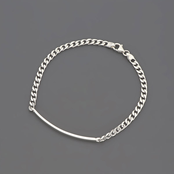 シルバーチェーンブレスレット
