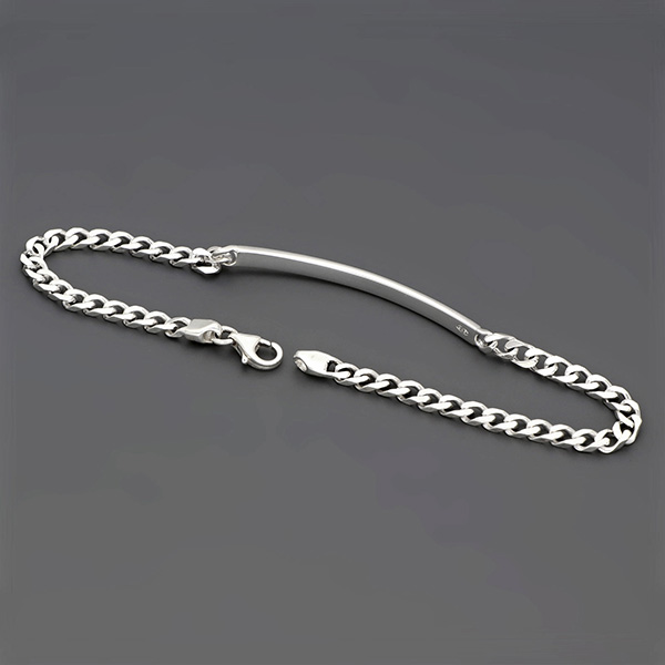 シルバーチェーンブレスレット