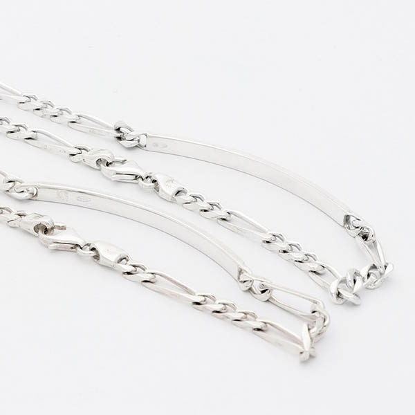 シルバーペアブレスレット