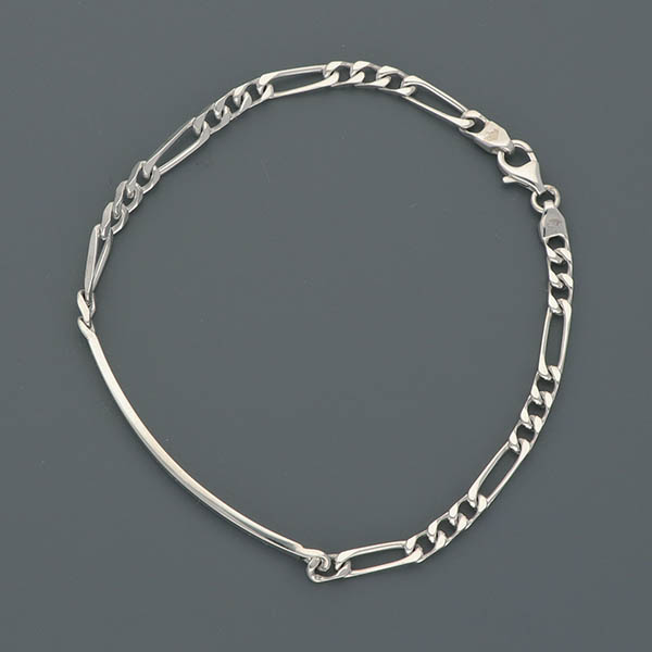 シルバーチェーンブレスレット