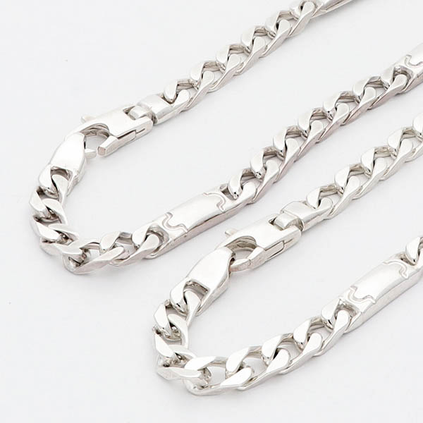 シルバーペアブレスレット