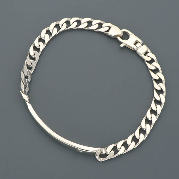 シルバーチェーンブレスレット