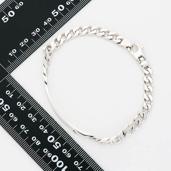 シルバーチェーンブレスレット