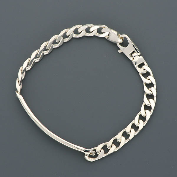 シルバーチェーンブレスレット