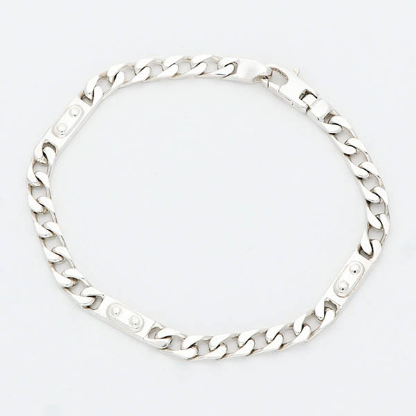 シルバーチェーンブレスレット