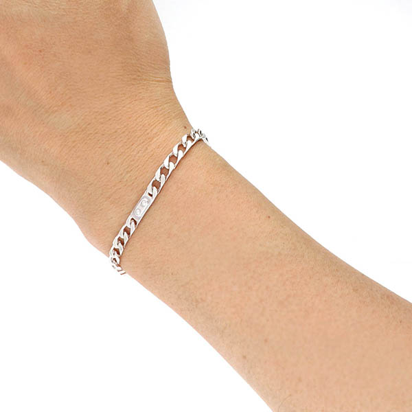 シルバーペアブレスレット