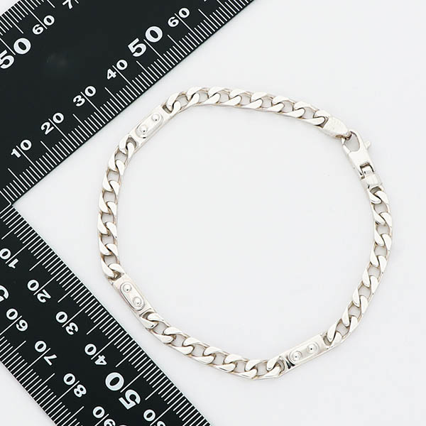 シルバーチェーンブレスレット