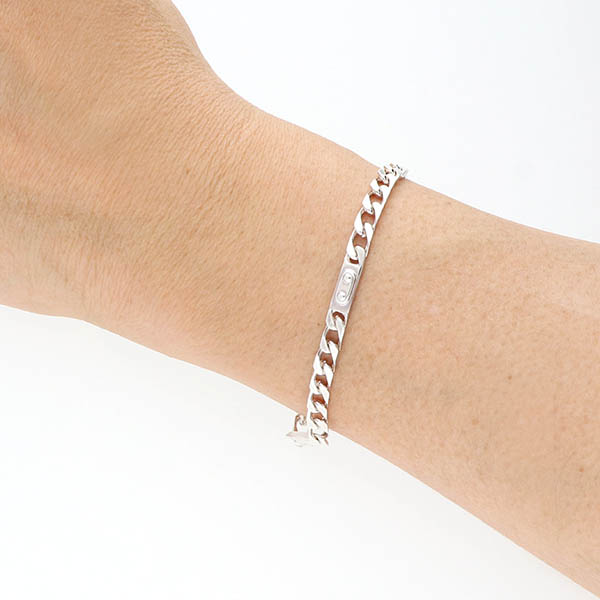シルバーチェーンブレスレット