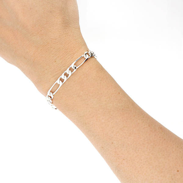 シルバーチェーンブレスレット