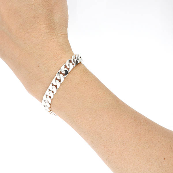 シルバーチェーンブレスレット