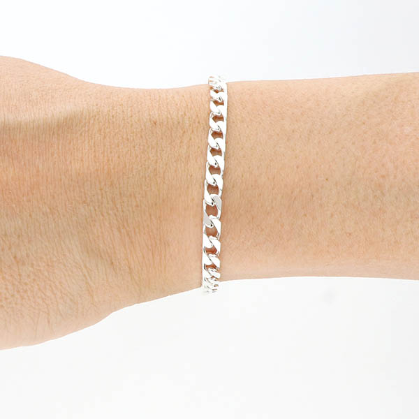 シルバーチェーンブレスレット