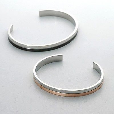 ステンレスペアバングル