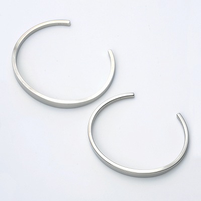 ペアステンレスバングル