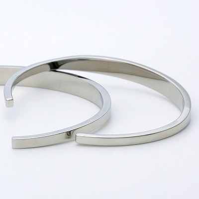 ペアステンレスバングル