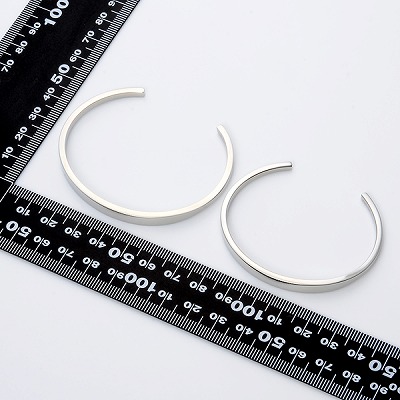 ペアステンレスバングル