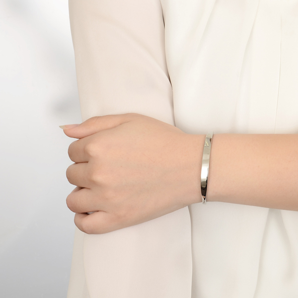 ペアステンレスバングル