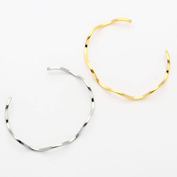 ペアステンレスバングル