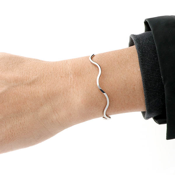 ペアステンレスバングル