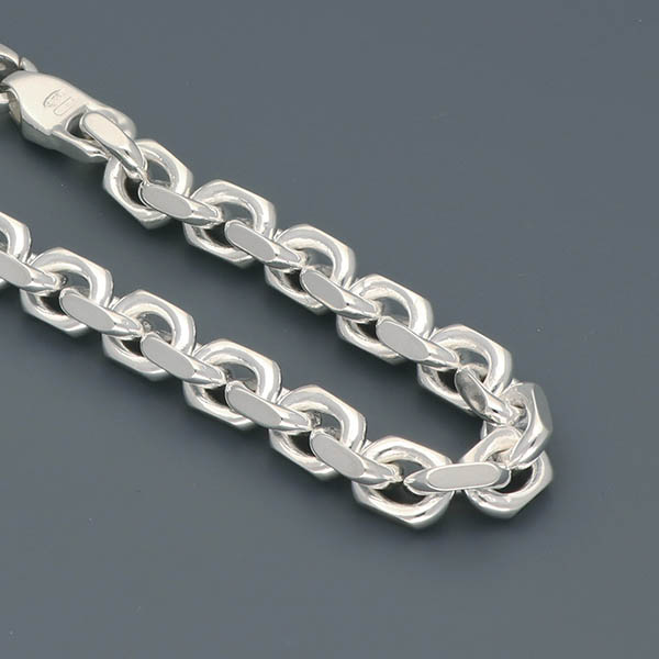 シルバーチェーンブレスレット