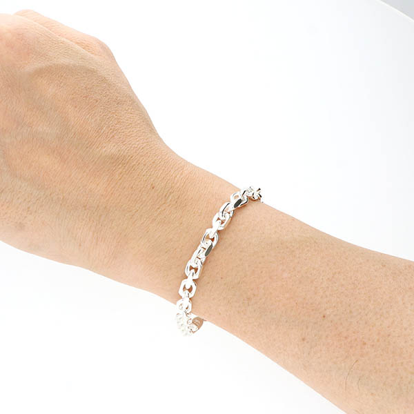 シルバーチェーンブレスレット