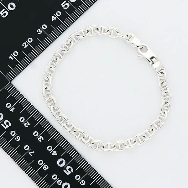 シルバーチェーンブレスレット