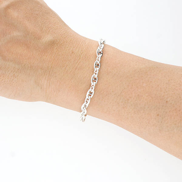 シルバーチェーンブレスレット