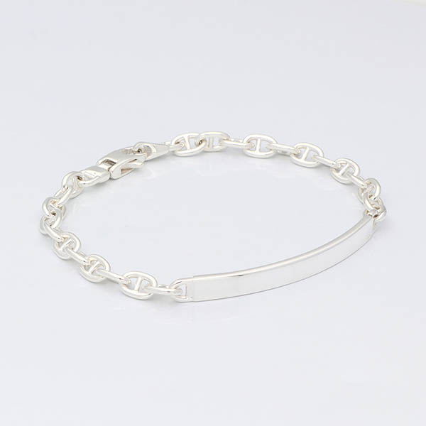 シルバーチェーンブレスレット